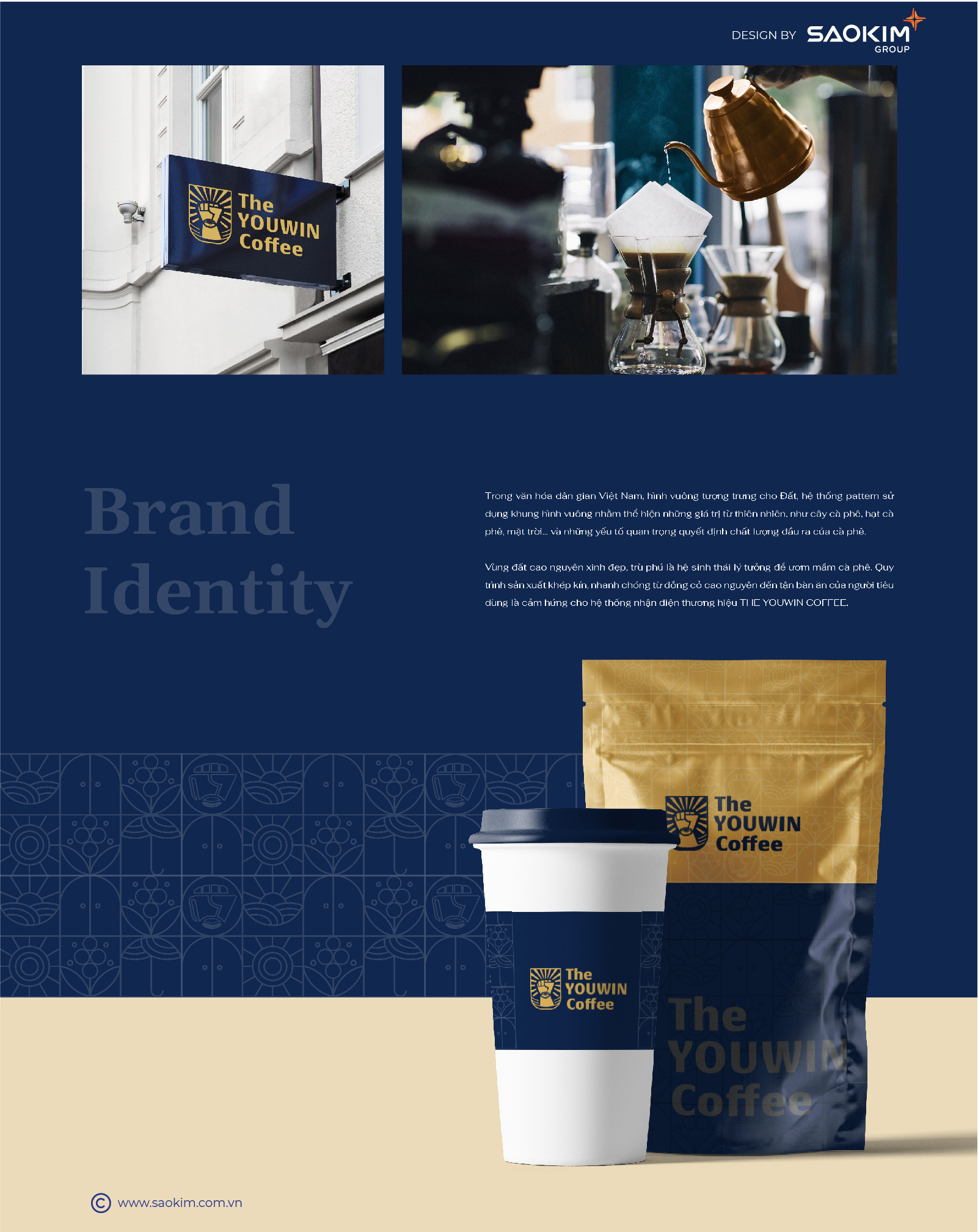 THE YOUWIN COFFEE - Design Website and Brand identity Youwin